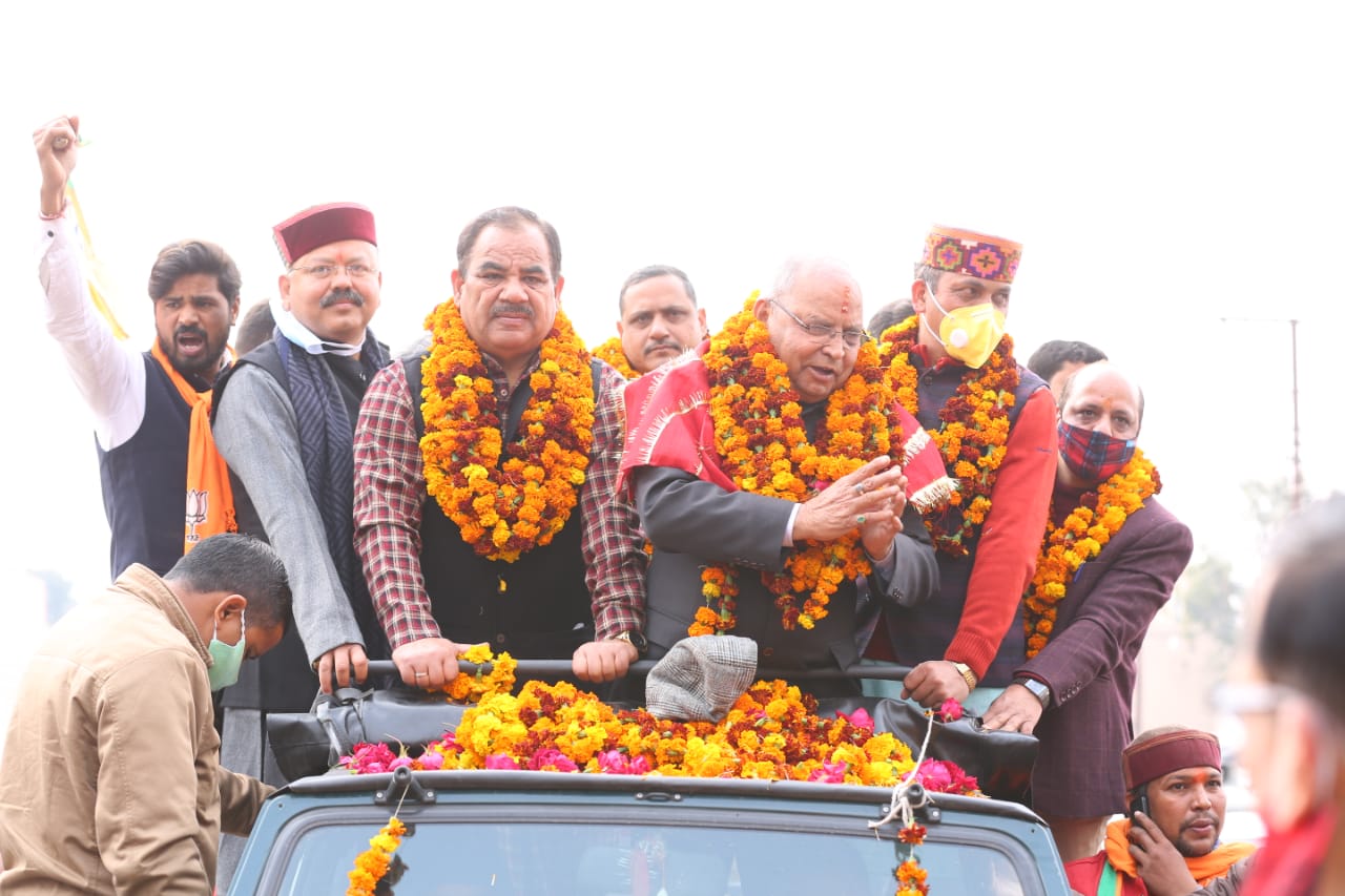 देश की जनता को भाजपा पर भरोसा : भगत कोटद्वार पहुंचे भाजपा अध्यक्ष का भव्य स्वागत