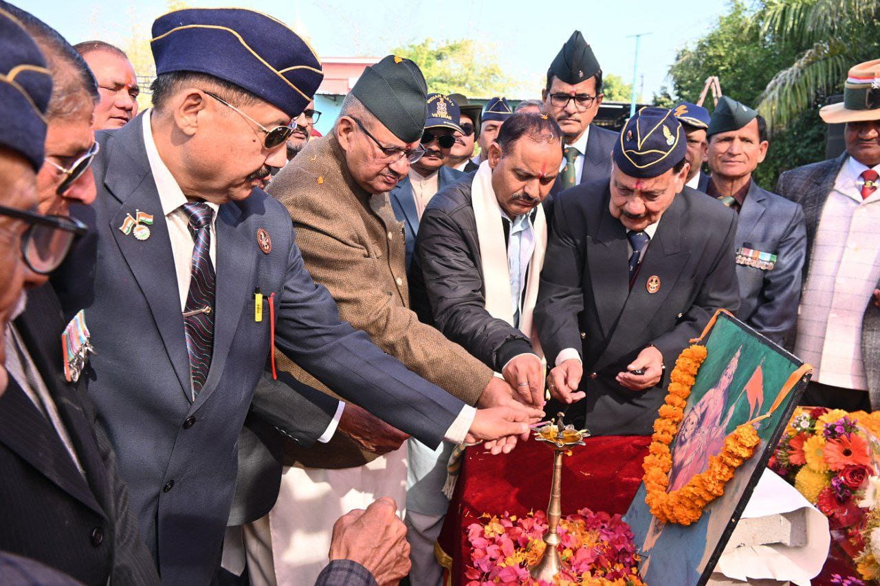 उत्तराखण्ड पूर्व सैनिक एवं अर्द्ध सैनिक संगठन के 29वां स्थापना दिवस के अवसर बतौर मुख्य अतिथि के रूप में किया मंत्री जोशी ने प्रतिभाग