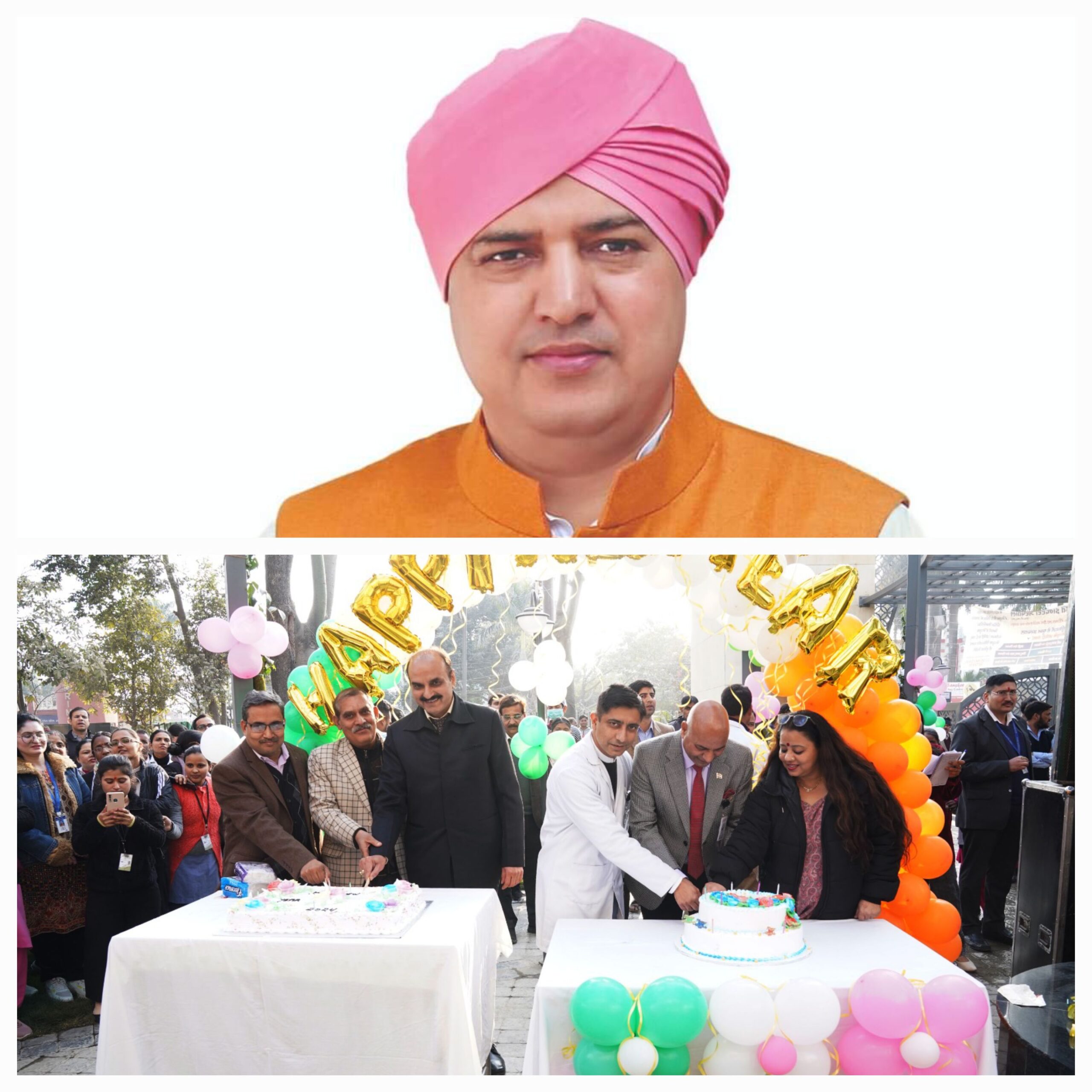 श्री महंत इन्दिरेश अस्पताल में डाॅक्टरों वस्टाफ ने धूमधाम से मनाया नया साल,चेयरमैन श्री महाराज जी ने अपने संदेश में अस्पताल के सभी स्टाफ को नववर्ष की हार्दिक बधाई एवम् शुभकामनाएं दीं   