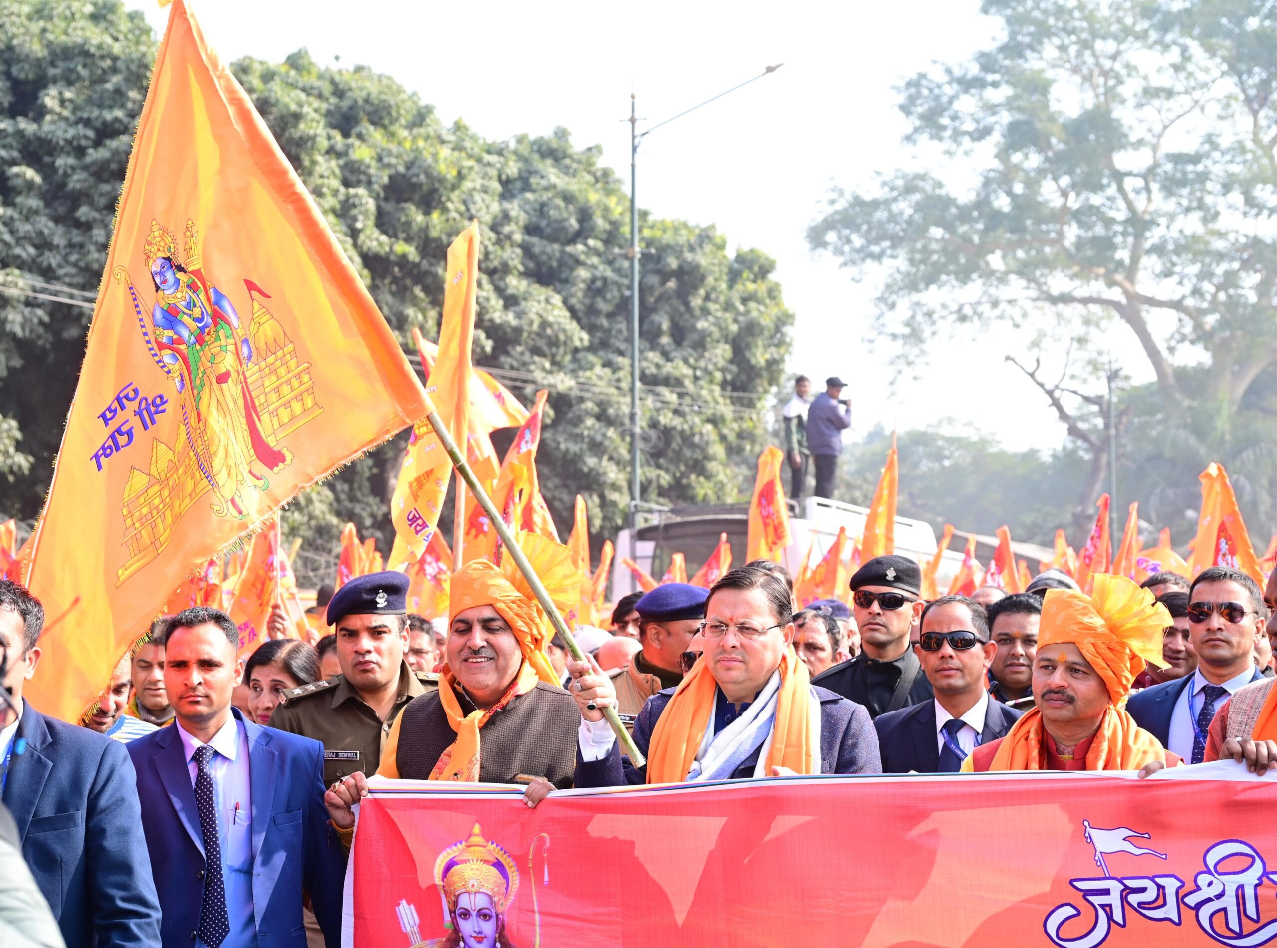 प्रधानमंत्री नरेंद्र मोदी जी के नेतृत्व में राम मंदिर बनाए जाने का मार्ग प्रशस्त हुआ है: धामी