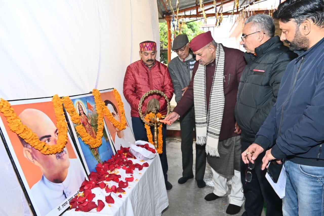 मंत्री गणेश जोशी ने गांव चलो अभियान की मण्डल कार्यशाला में प्रतिभाग किया