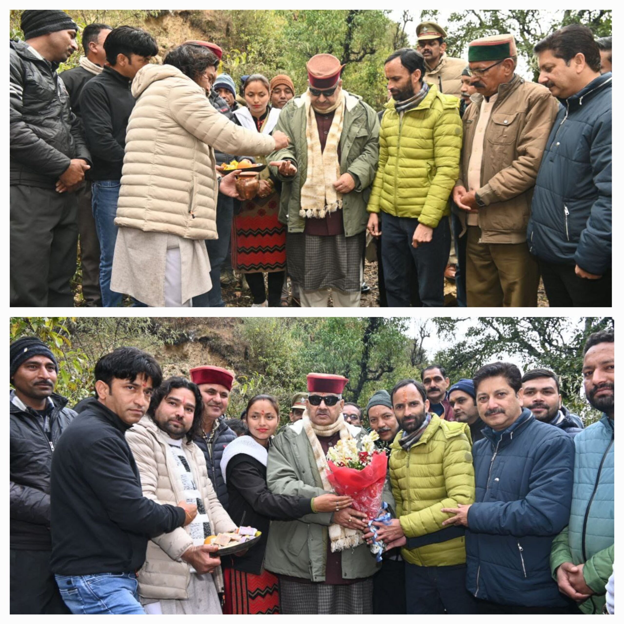कैबिनेट मंत्री गणेश जोशी ने मसूरी विधानसभा के अन्तर्गत 97.30 लाख रुपए की लागत से 07 किलोमीटर की लम्बाई के बार्लोगंज-चामासारी मोटर मार्ग का विधिवत भूमि पूजन किया