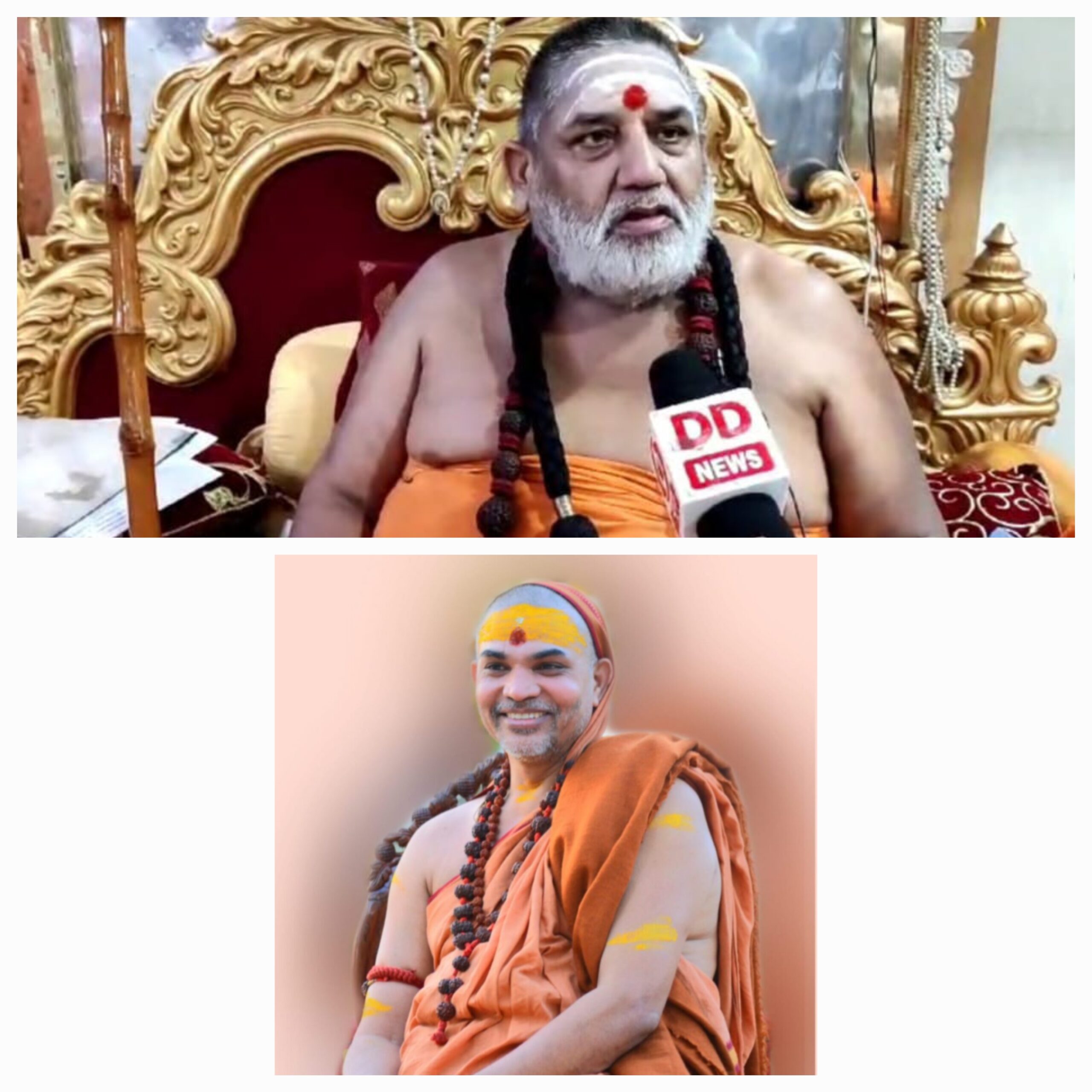 भूमा पीठाधीश्वर स्वामी अच्युतानंद तीर्थ ने स्वामी अविमुक्तेश्वरा नंद को स्वयंभू शंकराचार्य बताया।