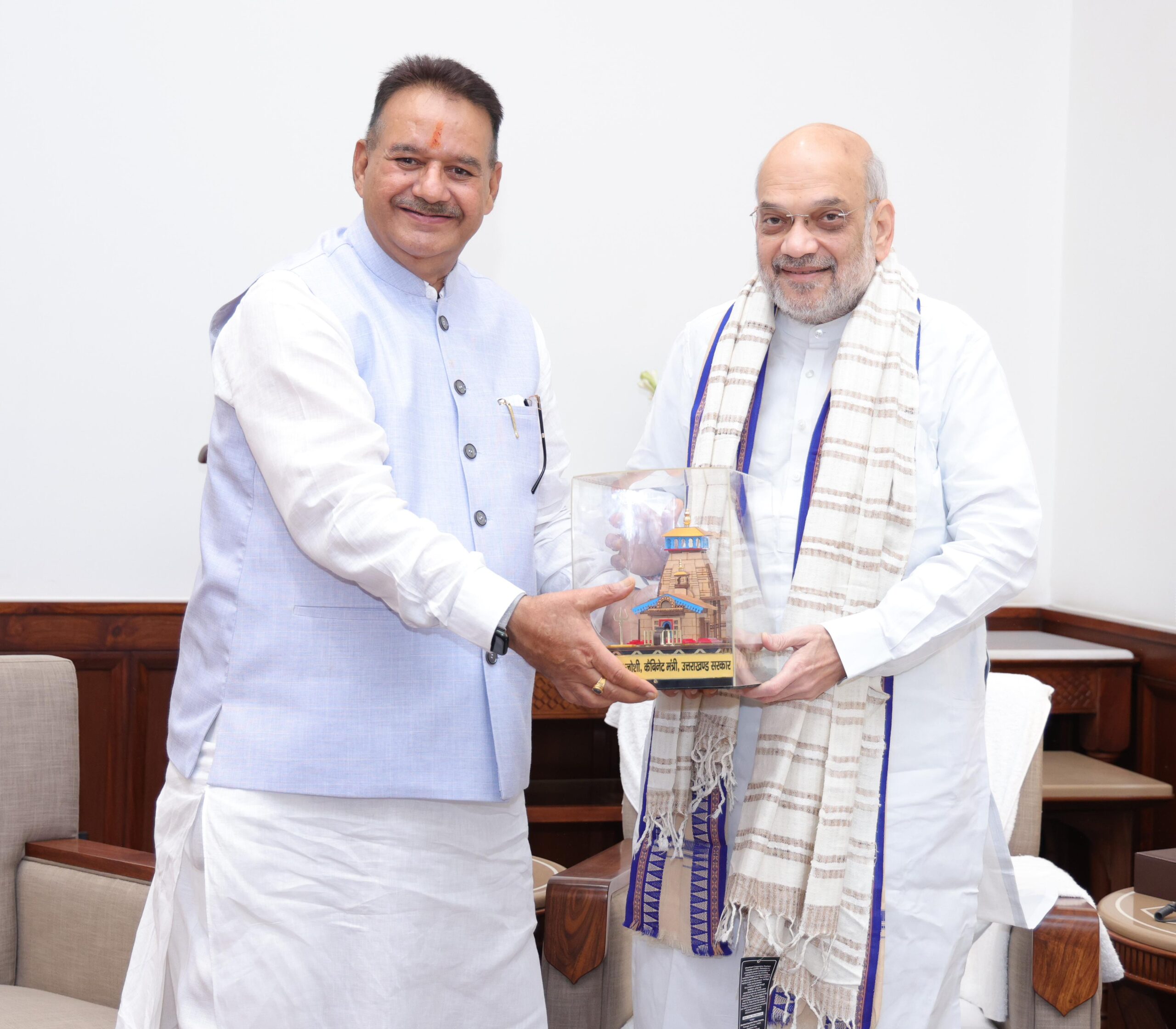 केंद्रीय गृह एवं सहकारिता मंत्री अमित शाह से शिष्टाचार भेंट कर कृषि मंत्री गणेश जोशी ने ये किया अनुरोध