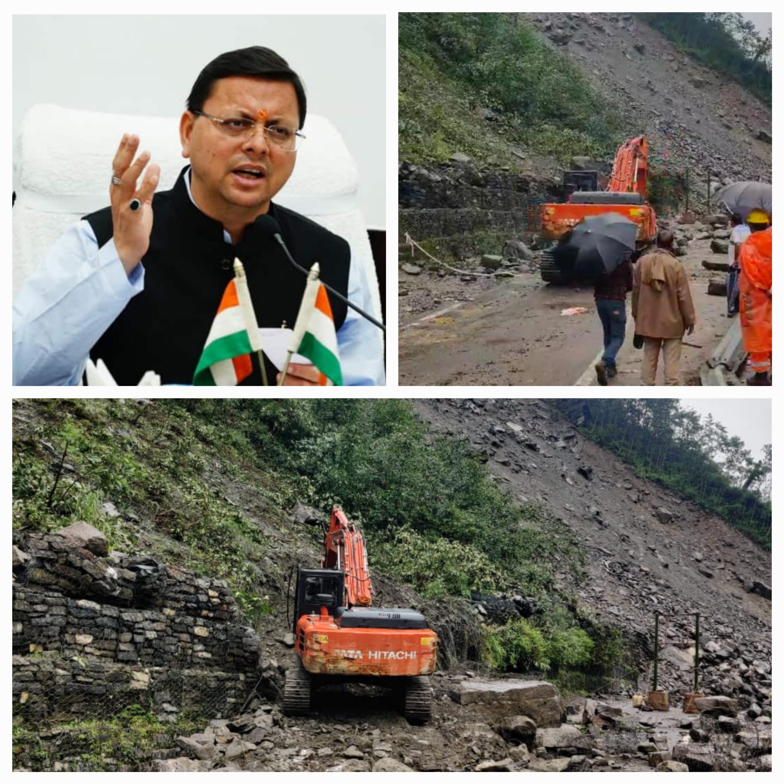 केदारनाथ धाम से छोटी लिनचोली तक क्षतिग्रस्त पैदल यात्रा मार्ग को आवाजाही हेतु कर दिया गया है सुचारू : धामी