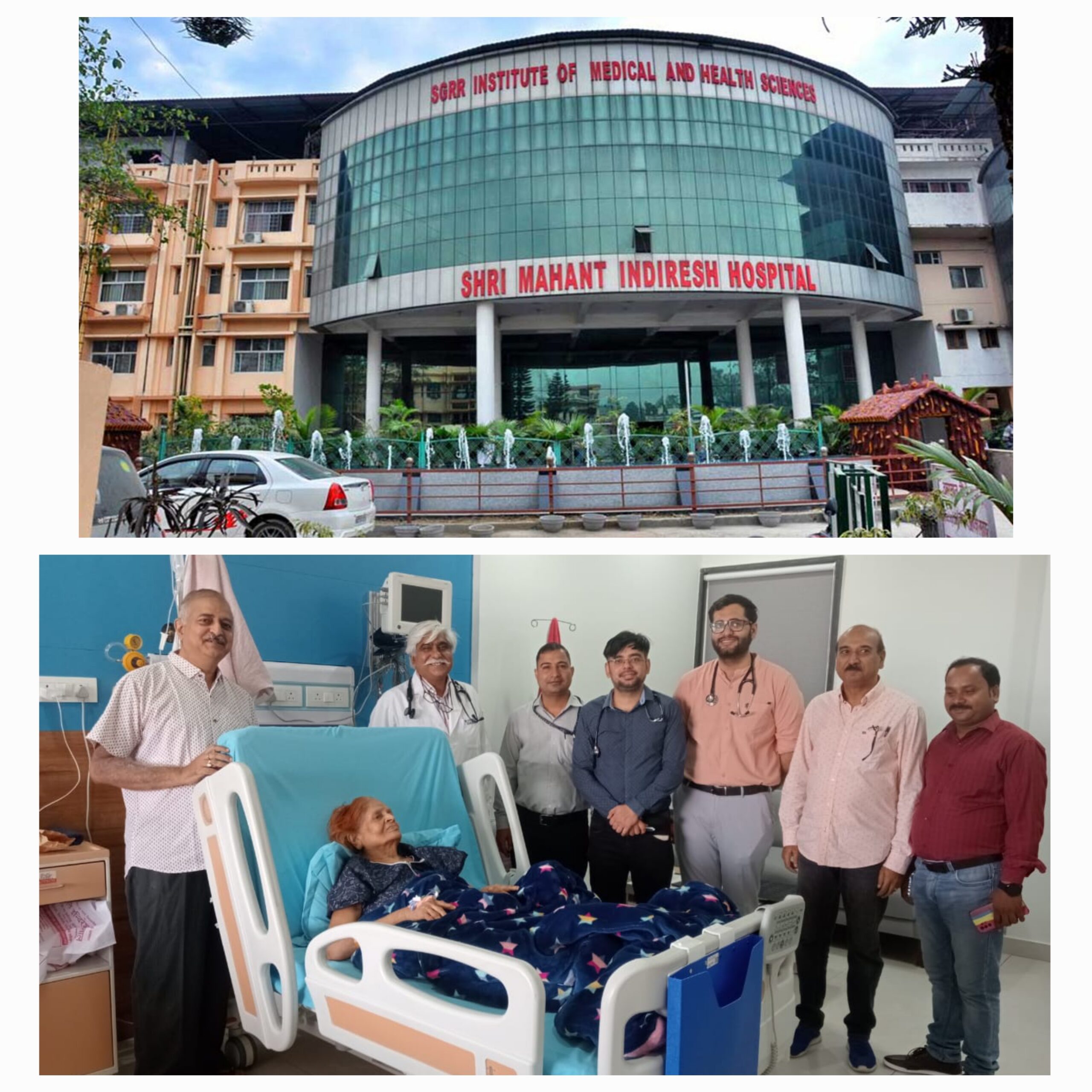 टावर, वायरलैस पेसमेकर आरबिटल के लिए अन्य राज्यों से इन्दिरेश अस्पताल पहुंच रहे हार्ट पेशेंट