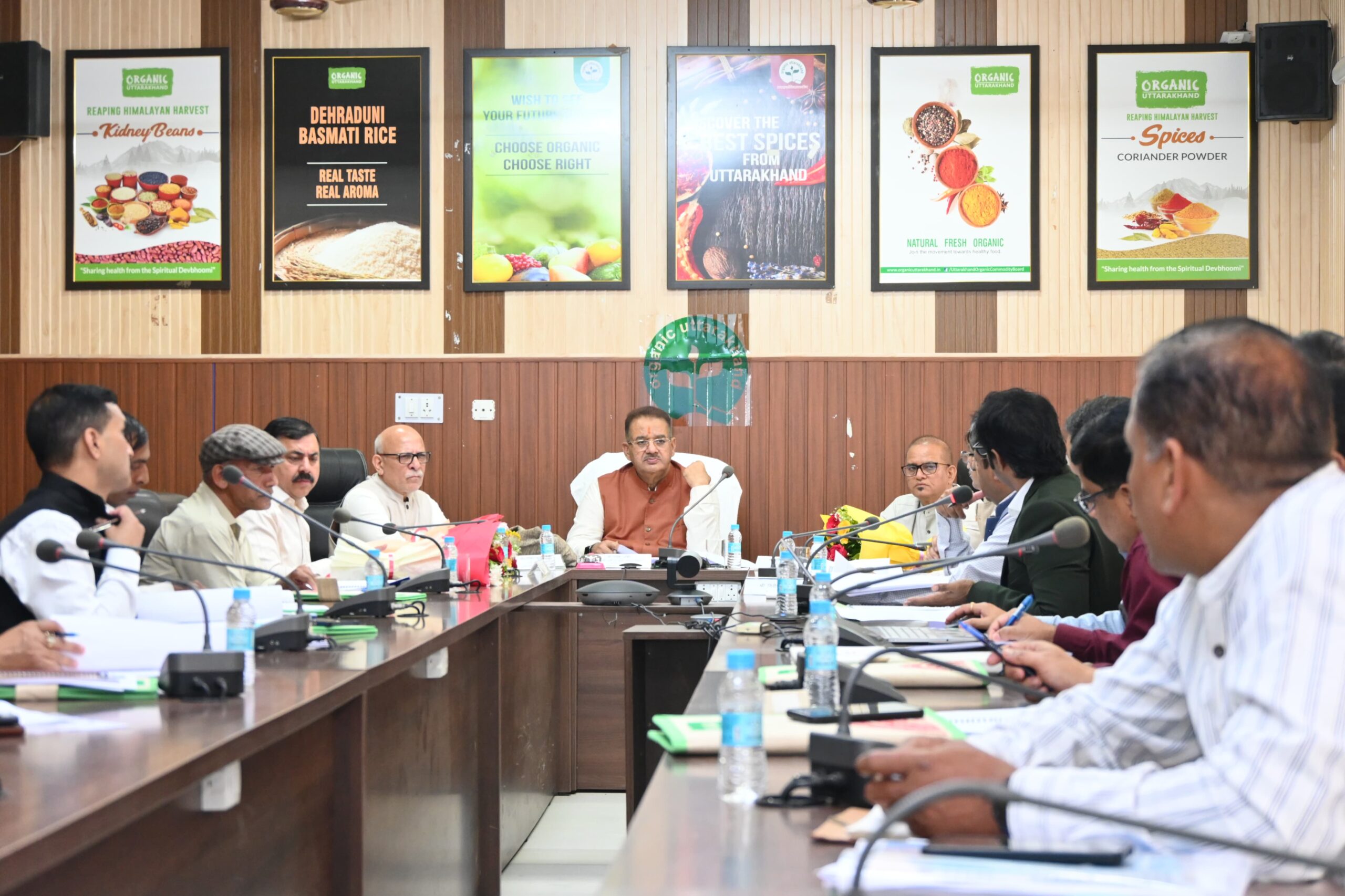 कृषि मंत्री गणेश जोशी की अध्यक्षता में हुई जैविक उत्पाद परिषद की पच्चीसवीं (25वीं) परिषदीय बैठक