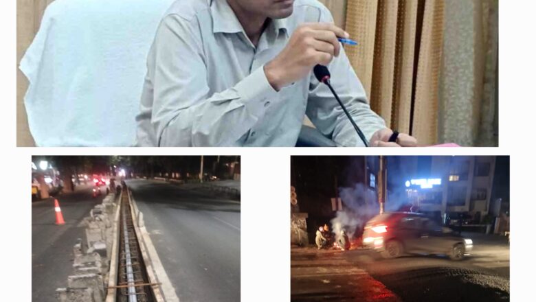 डीएम स्वयं प्रतिदिन सड़क सुरक्षा कार्यों की मॉनीटरिंग कर रहे हैं