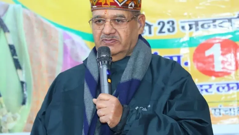 मंत्री जोशी ने केंद्रीय बजट में किसान क्रेडिट कार्ड पर कर्ज की सीमा को 3 लाख रुपए से बढ़ाकर 5 लाख रुपए करने का फैसले की सराहना की   