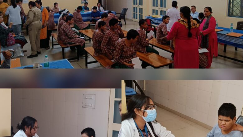 डाॅक्टरों को अपने बीच पाकर संवासिनियों ने जताया श्री महंत इन्दिरेश अस्पताल का आभार   