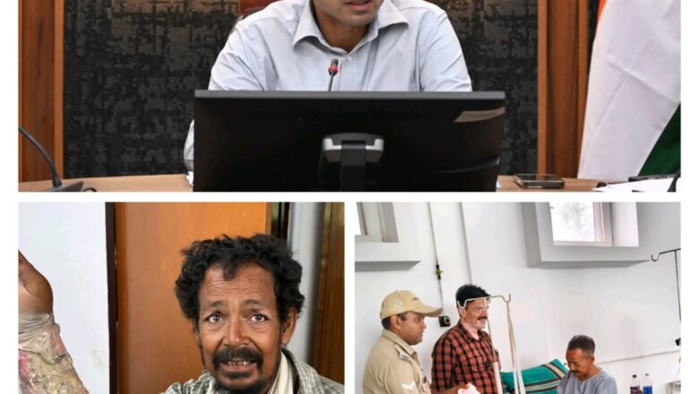 डीएम ने हेल्पिंग हैंड चिकित्सालय व उनकी टीम का जताया आभार