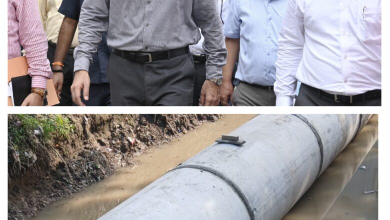 डीएम की सक्रियता रंग लाई: जलनिकासी के लिए गुमानीवाला ह्यूम पाइप का नया एलाइनमेंट कार्य 80% पूर्ण, जनता को जल्द मिलेगी जलभराव से राहत