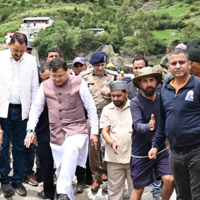 धामी सरकार के निर्देशों पर आपदा प्रभावित क्षेत्रों में त्वरित राहत व बचाव कार्य प्रारंभ किए गए