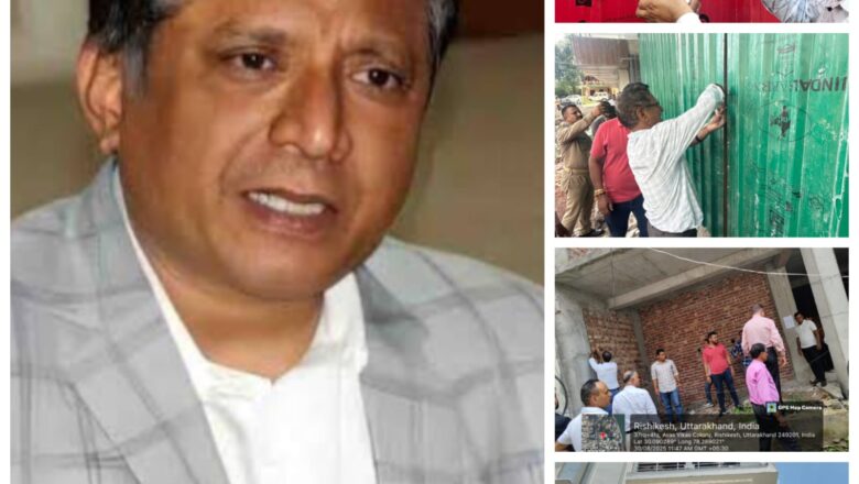 नियमों को ताक पर रखकर बनी इमारतें नहीं बच पाईं एमडीडीए की सख्ती से – पुलिस बल की मौजूदगी में सील हुई बहुमंजिला इमारतें