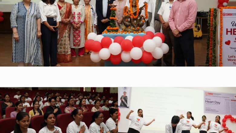 “‘कीप द बीट, लव योर हार्ट’ थीम पर विश्व हृदय दिवस, श्री महंत इन्दिरेश अस्पताल में नृत्य, योग व क्विज़ के जरिए दी गई जागरूकता