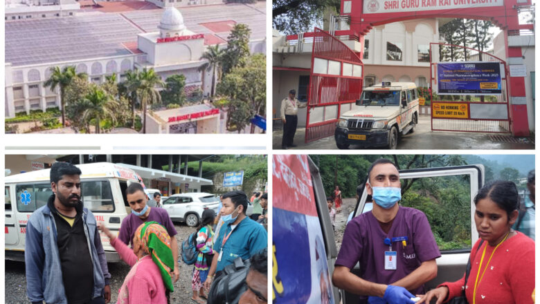 सहस्रधारा आपदा में लोगों के लिए जीवनदायी बनी श्री महंत इन्द्रेश अस्पताल और यूनिवर्सिटी की टीम