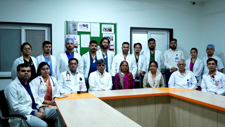 श्री महंत इन्दिरेश अस्पताल केकाॅर्डियोलाॅजी टीम की बड़ी उपलब्धि