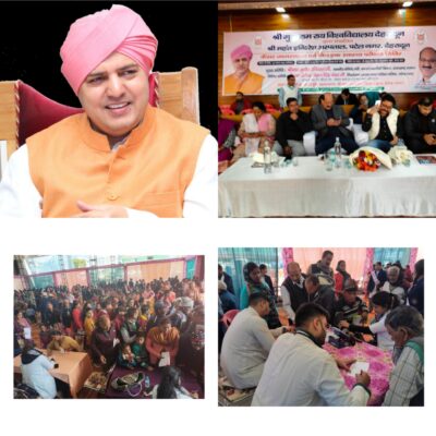 सुबोध उनियाल ने  कहा कि श्रीमहंत देवेन्द्र दास जी महाराज ग्रामीण और पर्वतीय क्षेत्रों तक स्वास्थ्य सेवाएँ पहुँचाने का महान कार्य कर रहे हैं