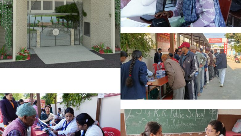 श्री महंत इन्दिरेश अस्पताल के निःशुल्कस्वास्थ्य शिविर का 1226 मरीजों ने उठाया लाभ