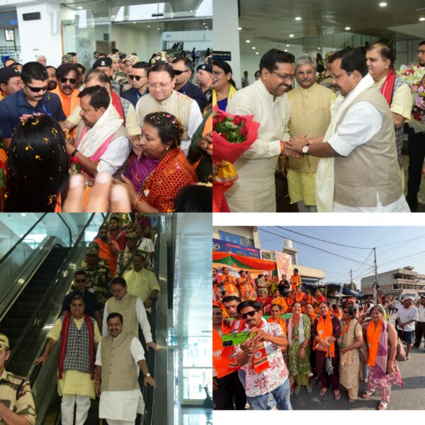 भाजपा के शीर्ष नेतृत्व के स्वागत में उत्तराखंड में दिखी संगठन और कार्यकर्ताओं की एकजुट ताकत