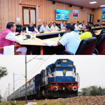 मुख्यमंत्री धामी के विजन से उत्तराखंड में रेल विकास को मिली नई दिशा