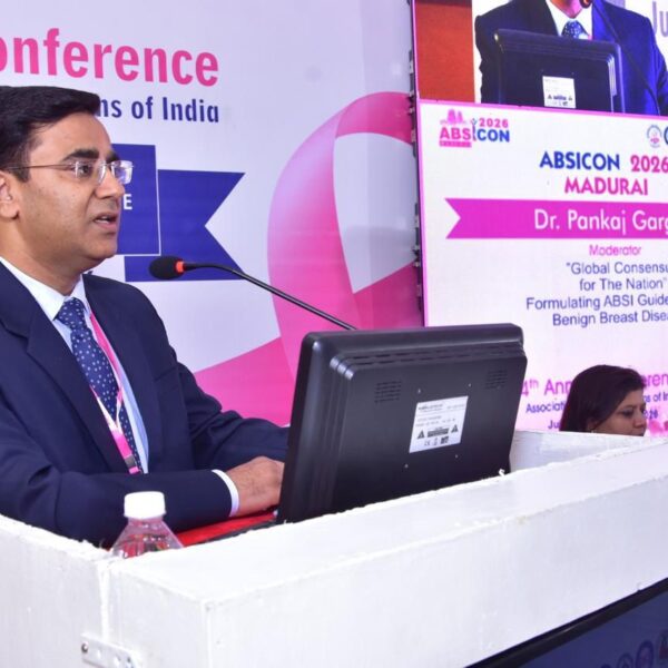 ब्रेस्ट कैंसर सर्जरी में उत्कृष्ट सेवाओं का राष्ट्रीय सम्मान, डॉ. पंकज गर्ग बने ABSI के शिक्षा निदेशक