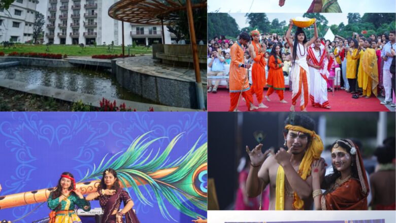 श्री गुरु राम राय विश्वविद्यालय ने धूमधाम से मनाया श्रीकृष्ण जन्मोत्सव, भव्य झांकियों, भजन-कीर्तन और दही-हांडी ने परिसर को किया कृष्णमय