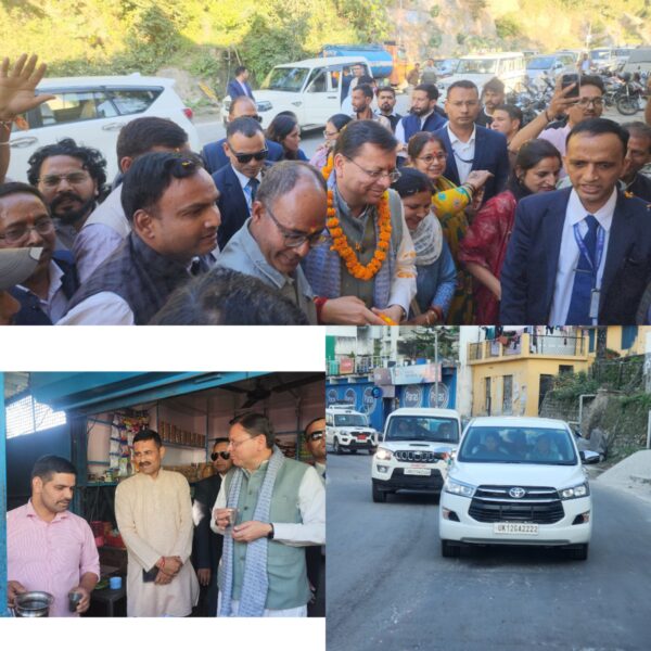 निर्देश ही नहीं, खुद सड़कों पर उतरे मुख्यमंत्री धामी, विकास कार्यों का लिया जायजा